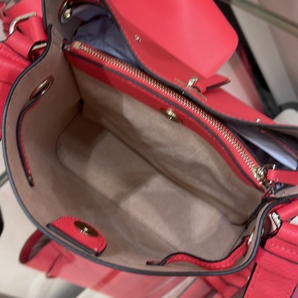 Kate Spade Marti Large Bucket Bag Dark Watermelon Gelato - Picture 12 of 16